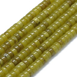 Other Jade Natural Korea Jade Beads Strands, Flat Round/Disc, 3.8~4.2x2~4.5mm, Hole: 0.8~1mm, about 152~180pcs/strand, 15.1~15.5 inch(38.5~39.5cm)
