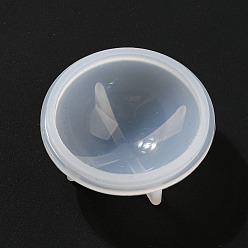 Blanco Recipiente de silicona, cucharas de cera para sellar, herramienta limpia, para limpieza de sellos de cera, blanco, 49x21.5 mm, diámetro interior: 40 mm