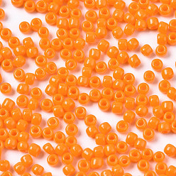 (42D) Opaque Light Orange Toho perles de rocaille rondes, perles de rocaille japonais, (42 d) orange clair opaque, 11/0, 2.2mm, Trou: 0.8mm, environ 50000 pcs / livre