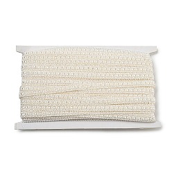 Beige Borde de encaje de poliéster, para cortina, decoración de textiles para el hogar, crema, 3/8 pulgada (9.5 mm)
