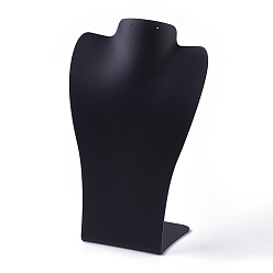 Noir Affiche collier acrylique, noir, 17.5x9.3x28.4 cm