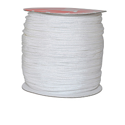 Blanco Cable de hilo de nylon, para la fabricación de la joyería, blanco, 0.8 mm, aproximadamente 109.36 yardas (100 m) / rollo