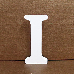 Letter I Ornements en bois lettre, pour les accessoires de tir de décoration de mariage à la maison, letter.i, 100x100x15mm