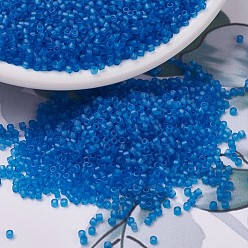 (DB0787) Teinté Semi-Givre Transparent Capri Bleu Perles miyuki delica, cylindre, perles de rocaille japonais, 11/0, (db 0787) capri transparent semi-givré teint bleu, 1.3x1.6mm, trou: 0.8 mm, environ 10000 PCs / sachet , 50 g / sac
