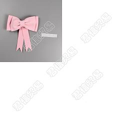 Pink CRASPIRE 2Pcs Foam Bowknot Topper for Cake Decoration, Pink, 220x210x37mm