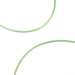 Verde Hilo elástico con cuentas elásticas fuertes, cuerda de cristal elástica plana, verde, 0.8 mm, aproximadamente 10.93 yardas (10 m) / rollo