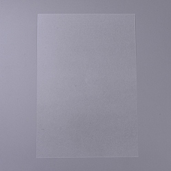 Clair Film de feuilles thermorétractables, pour la fabrication de bijoux de bricolage et artisanat de dessin, clair, 29x20x0.2 cm