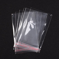 Clear Cellophane Bags, 14x8cm, Unilateral Thickness: 0.035mm, Inner Measure: 12x8cm
