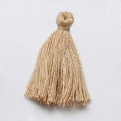 Wheat Handmade Polycotton(Polyester Cotton) Tassel Decorations, Pendant Decorations, Wheat, 29~35mm
