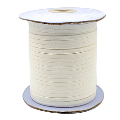 Creamy White Korean Waxed Polyester Cord, Creamy White, 4mm, about 93yards/roll