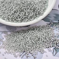 (DB2391)Teint à L'Intérieur Blanc Clair Perles miyuki delica, cylindre, perles de rocaille japonais, 11/0, (db 2391) à l'intérieur de la pierre de lune teinte, 1.3x1.6mm, trou: 0.8 mm, environ 10000 PCs / sachet , 50 g / sac