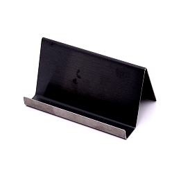 Electrophoresis Black Cadre de carte de visite en acier inoxydable, électrophorèse noir, 1-3/4x3-1/2x2 pouce (4.5x9x5 cm)
