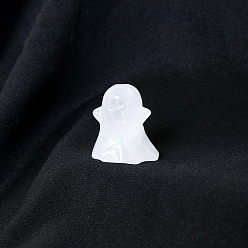 Хрусталь Хэллоуин натуральный кристалл кварца украшения для дома, призрак, 25~30 мм