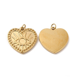 Real 14K Gold Plated Ion Plating(IP) 304 Stainless Steel Pendant Cabochon Settings, Rhinestone  Settings, with Jump Ring, Heart, Real 14K Gold Plated, Tray: 3mm, Fit for 0.8mm Rhinestone, 15x15.5x1.5mm, Hole: 2.5mm
