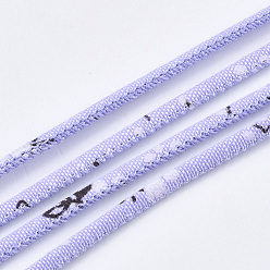 Lilas Cordons de tissu rondes, lilas, 3mm, environ 10.93 yards (10m)/rouleau