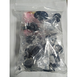 Noir Gorgecraft 15 paires 3 taille tpu (uréthanes thermoplastiques) protecteurs de talons hauts, avec des sacs-cadeaux en organza, pour marcher sur l'herbe et les sols irréguliers, noir, 30x25mm, Taille intérieure: 9.5 mm