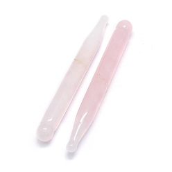 Розовый Кварц Натуральные массажные палочки из розового кварца, массажная палочка, массажные инструменты, придерживаться, 117x12 мм