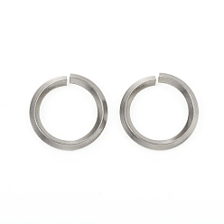 Stainless Steel Color 304 Stainless Steel Jump Ring, Open Jump Rings, Stainless Steel Color, 10 Gauge, 19x2.5mm, Inner Diameter: 14mm