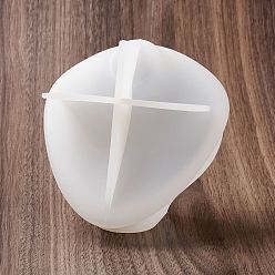 Teardrop Moldes de silicona para estante de exhibición de collar diy, moldes de resina, para la fabricación artesanal de resina uv y resina epoxi, patrón de lágrima, 100x103x59 mm, diámetro interior: 85x86 mm