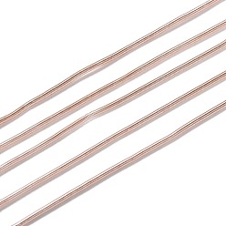 PeachPuff French Wire Gimp Wire, Flexible Round Copper Wire, Metallic Thread for Embroidery Projects and Jewelry Making, PeachPuff, 18 Gauge(1mm), 10g/bag