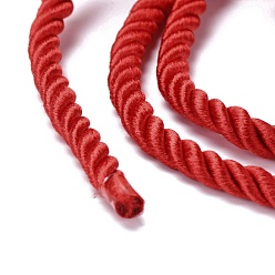 Красный Полиэфирного корда, витой шнур, красные, 5 мм, Около 97~100 м / пачка