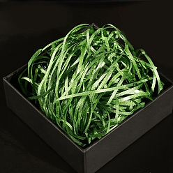 Зеленый лайм Бумажный крошечный наполнитель, с блеском порошок, для упаковки подарков и наполнения пасхальной корзины, зеленый лайм, 3 мм, 10 г / мешок
