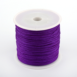Violet Foncé Fil de nylon, violet foncé, 1mm, environ 87.48 yards (80m)/rouleau