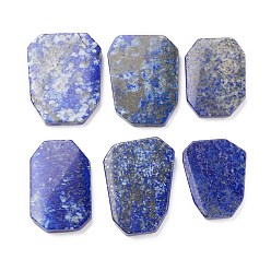 Lapislázuli Naturales lapis lazuli cabochons, pepitas, 42.5~50x32~40x5.3~7 mm