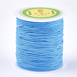 Bleu Bleuet Fil de nylon, bleuet, 1.5mm, environ 120.29 yards (110m)/rouleau