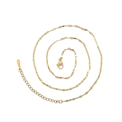 Золотой 304 ожерелье из цепочек из нержавеющей стали для мужчин и женщин, золотые, 15.75 дюйм (40 см)
