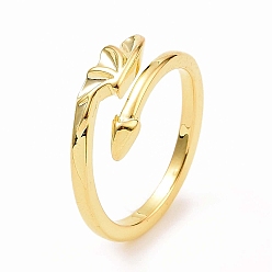 Настоящее золото 18K Кольцо-манжета из латуни с крыльями дракона для женщин, реальный 18 k позолоченный, внутренний диаметр: 18 мм