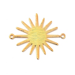 Золотой Подвески из латуни с покрытием для стойки, долговечный, солнечные ссылки, золотые, 26.5x22.5x0.9 мм, отверстие : 1.2 мм