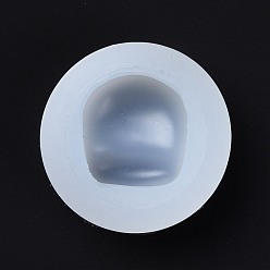 Белый 3d силиконовые формы для человеческого лица, помадка для торта своими руками, эпоксидная смола, изготовление кукол, принадлежности для форм из полимерной глины, белые, 39x15 мм