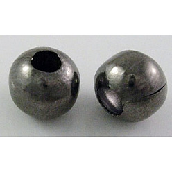 Bronze Gris anthracite, 8mm, Trou: 2.5~3mm