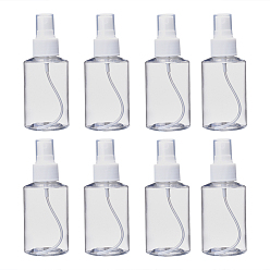 Прозрачный 100 флакон-спрей пластиковый многоразовый для домашних животных, пустые бутылки с насосом для жидкости, прозрачные, 4.6x11.8 см, емкость: 100 мл (3.38 жидких унций)