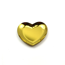 Золотой Ювелирные пластины из нержавеющей стали в форме сердца, лоток для хранения колец, , серьга, золотые, 85x90 мм
