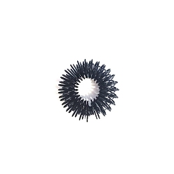 Черный Стальные колючие сенсорные кольца для акупрессуры, массажные инструменты, чёрные, 25x8 мм