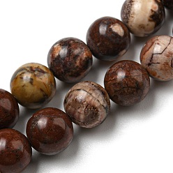 Gemstone Brins de perles pierres fines naturelles , ronde, 8mm, Trou: 1mm, Environ 49 pcs/chapelet, 15.75'' (40 cm)