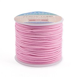 Plum BENECREAT Elastic Cord, Polyester Outside and Latex Core, Plum, 2mm, about 54.68 yards(50m)/roll, 1roll/box