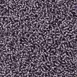 (39) Silver Lined Tanzanite Круглые бусины toho, японский бисер, (39) танзанит с серебряным покрытием, 15/0, 1.5 мм, отверстие : 0.7 мм, Около 15000 шт / 50 г