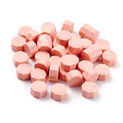 Pink Sealing Wax Particles, for Retro Seal Stamp, Octagon, Pink, 0.85x0.85x0.5cm about 1550pcs/500g