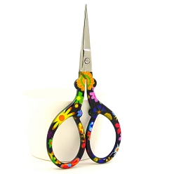 Разноцветный Ножницы из нержавеющей стали, окрашенные распылением, ножницы для вышивания, швейные ножницы, красочный, 92x47x3.50 мм