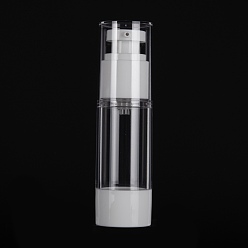 White Refillable Plastic Foaming Soap Dispensers, with Pump for Shower, Liquid Soap, White, 11.9x3.3cm, Capacity: 30ml(1.01fl. oz)