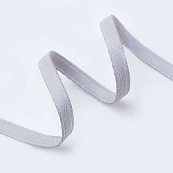 Gainsboro Double Face Matte Satin Ribbon, Polyester Satin Ribbon, Gainsboro, (1/4 inch)6mm, 100yards/roll(91.44m/roll)