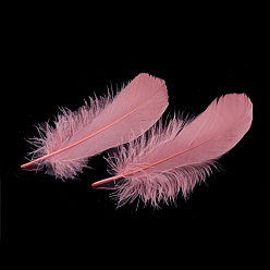 Corail Clair Accessoires de costumes de plumes d'oie, corail lumière, 140~175x40~50x3mm