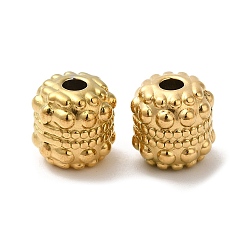 Real 18K Gold Plated 304 Stainless Steel Beads, Column, Real 18K Gold Plated, 8x8mm, Hole: 2.2mm