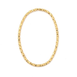 Настоящее золото 18K 304 нержавеющей стали связывающий кольца, , овальные, реальный 18 k позолоченный, 31x20x1 мм, внутренний диаметр: 28.5x17 мм