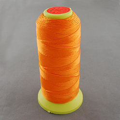 Orange Foncé Fils à coudre de nylon, orange foncé, 0.2mm, environ 800 m / bibone 
