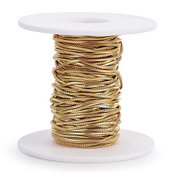 Oro Revestimiento de iones hecho a mano (ip) 304 cadenas de serpiente cuadradas de acero inoxidable, soldada, con carrete, dorado, 0.9x0.9 mm, aproximadamente 32.8 pies (10 m) / rollo