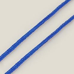 Bleu Fil de nylon pour la fabrication de bijoux, bleu, 0.8 mm, environ 7~9 m/rouleau